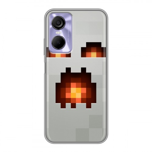 Дизайнерский силиконовый чехол для Tecno Pop 6 Pro Minecraft