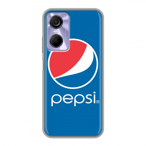 Дизайнерский силиконовый чехол для Tecno Pop 6 Pro Pepsi