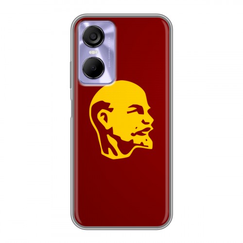 Дизайнерский силиконовый чехол для Tecno Pop 6 Pro Владимир Ленин