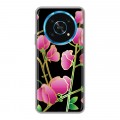 Дизайнерский силиконовый чехол для Huawei Honor Magic 4 Lite 5G Люксовые цветы