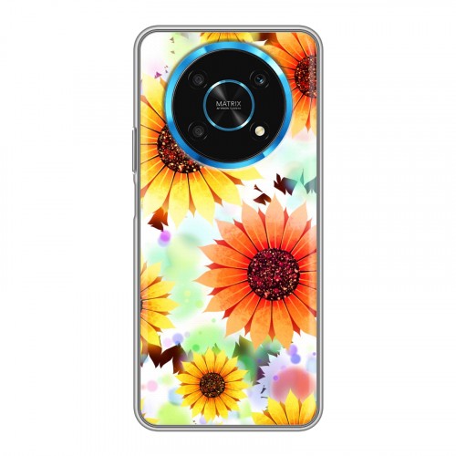 Дизайнерский силиконовый чехол для Huawei Honor Magic 4 Lite 5G Органические цветы