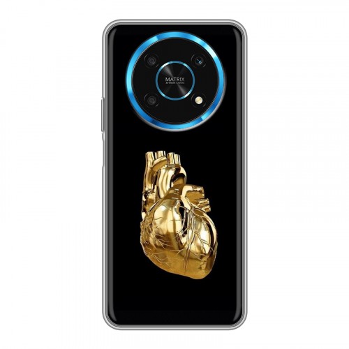 Дизайнерский силиконовый чехол для Huawei Honor Magic 4 Lite 5G Черное золото