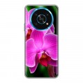 Дизайнерский силиконовый с усиленными углами чехол для Huawei Honor Magic 4 Lite 5G Орхидеи