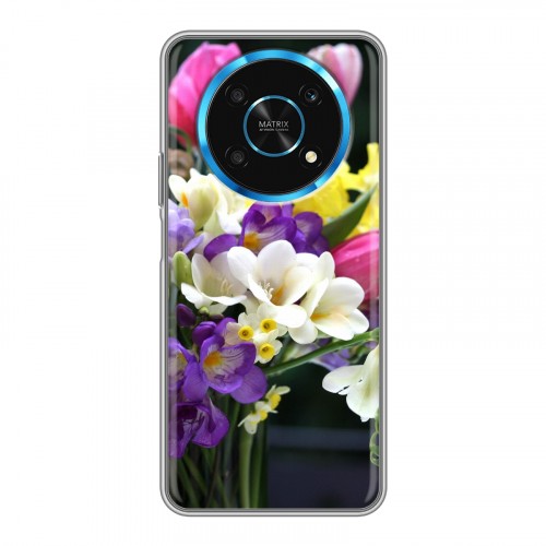 Дизайнерский силиконовый чехол для Huawei Honor Magic 4 Lite 5G Тюльпаны