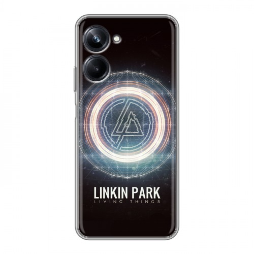 Дизайнерский силиконовый с усиленными углами чехол для Realme 10 Pro Linkin Park