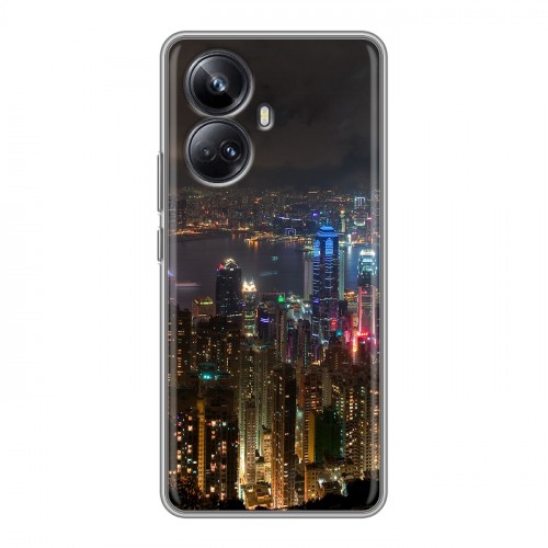Дизайнерский силиконовый чехол для Realme 10 Pro Plus Гонконг