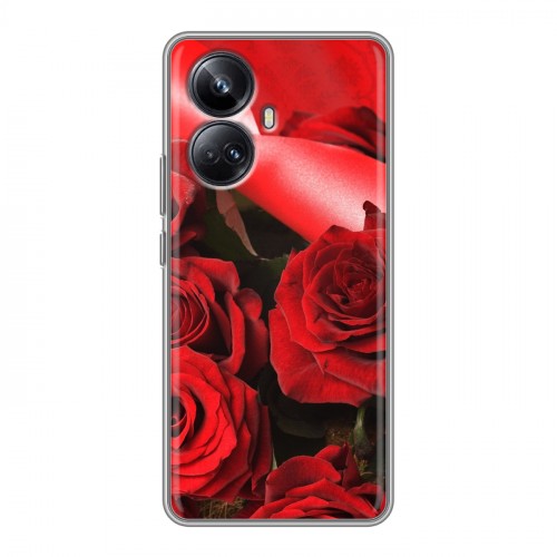Дизайнерский пластиковый чехол для Realme 10 Pro Plus Розы