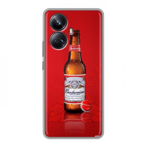 Дизайнерский силиконовый чехол для Realme 10 Pro Plus Budweiser