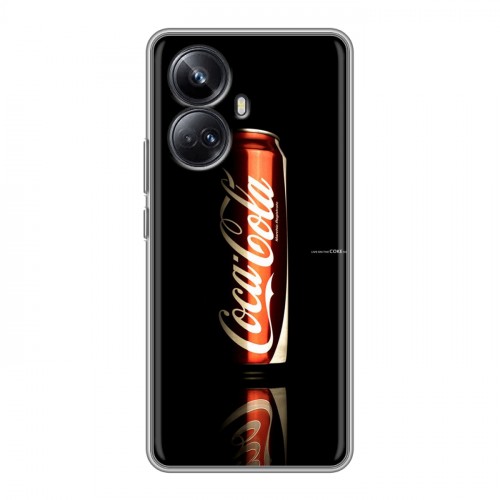 Дизайнерский силиконовый чехол для Realme 10 Pro Plus Coca-cola