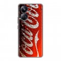Дизайнерский пластиковый чехол для Realme 10 Pro Plus Coca-cola