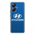 Дизайнерский силиконовый чехол для Realme 10 Pro Plus Hyundai