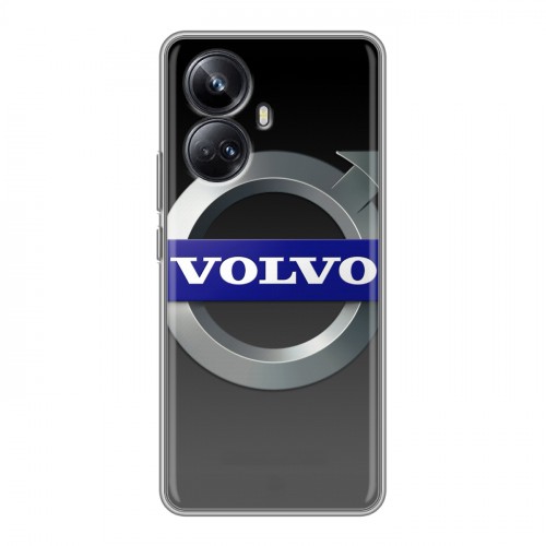 Дизайнерский силиконовый с усиленными углами чехол для Realme 10 Pro Plus Volvo