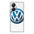 Дизайнерский силиконовый с усиленными углами чехол для Realme 10 Pro Plus Volkswagen