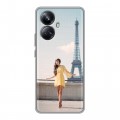 Дизайнерский силиконовый чехол для Realme 10 Pro Plus Париж