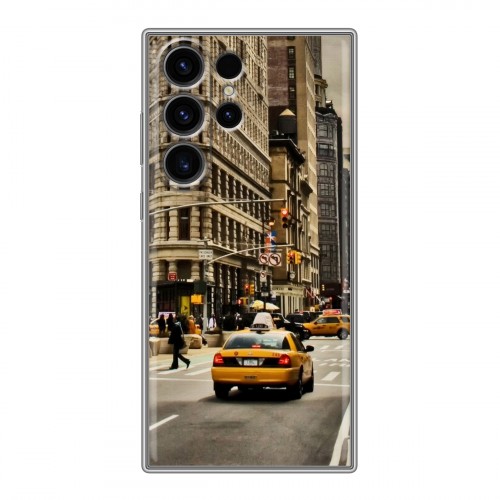Дизайнерский силиконовый чехол для Samsung Galaxy S23 Ultra Нью-Йорк