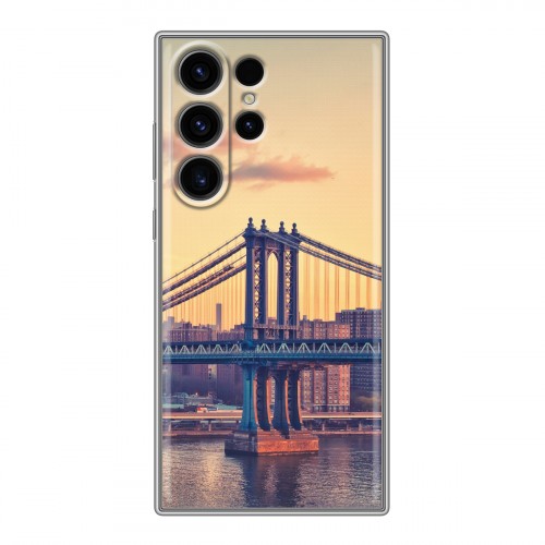 Дизайнерский силиконовый чехол для Samsung Galaxy S23 Ultra Нью-Йорк