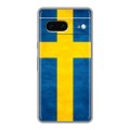 Дизайнерский силиконовый чехол для Google Pixel 7 Флаг Швеции