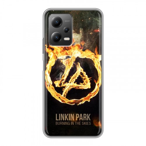 Дизайнерский силиконовый чехол для Xiaomi Poco X5 Linkin Park