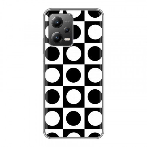 Дизайнерский силиконовый чехол для Xiaomi Poco X5 Черно-белые фантазии