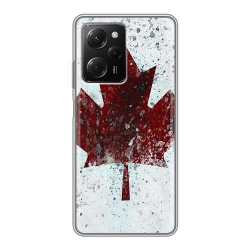 Дизайнерский силиконовый чехол для Xiaomi Poco X5 Pro флаг Канады