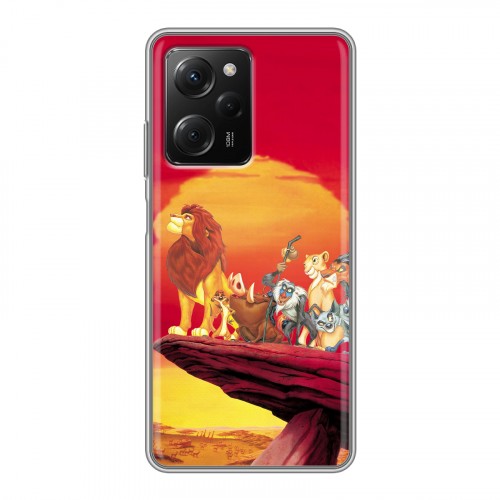 Дизайнерский силиконовый чехол для Xiaomi Poco X5 Pro Король лев