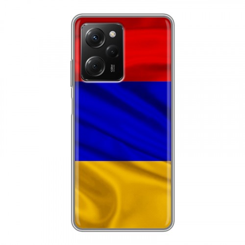 Дизайнерский силиконовый чехол для Xiaomi Poco X5 Pro Флаг Армении