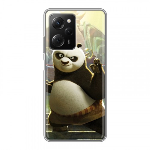 Дизайнерский силиконовый чехол для Xiaomi Poco X5 Pro Кунг-Фу Панда