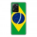 Дизайнерский силиконовый чехол для Xiaomi Poco X5 Pro Флаг Бразилии