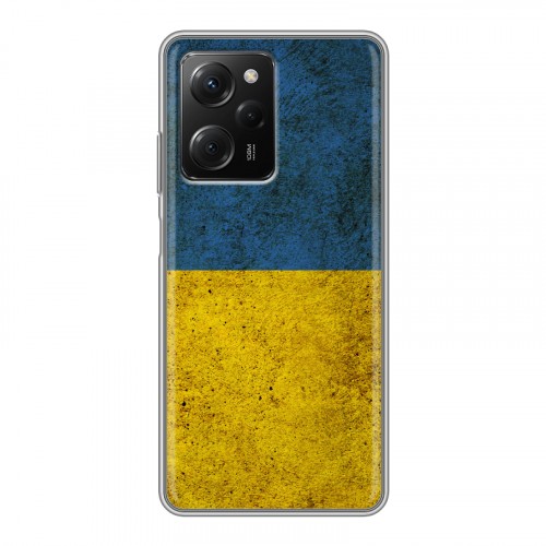 Дизайнерский пластиковый чехол для Xiaomi Poco X5 Pro Флаг Украины