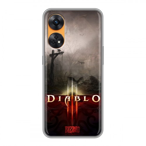 Дизайнерский силиконовый чехол для OPPO Reno8 T Diablo