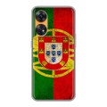 Дизайнерский силиконовый чехол для OPPO Reno8 T Флаг Португалии