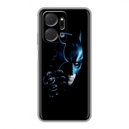 Дизайнерский силиконовый с усиленными углами чехол для Huawei Honor X7a Бэтмен 