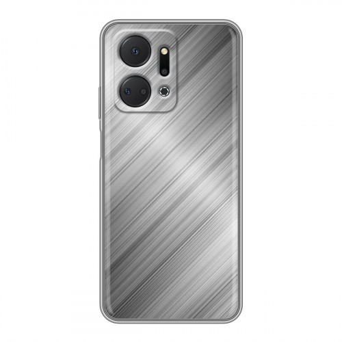 Дизайнерский силиконовый чехол для Huawei Honor X7a Металл