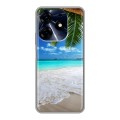 Дизайнерский силиконовый чехол для Tecno Spark 10 Pro пляж