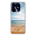 Дизайнерский силиконовый с усиленными углами чехол для Tecno Spark 10 Pro пляж