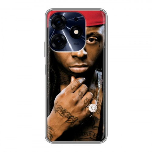 Дизайнерский силиконовый чехол для Tecno Spark 10 Pro Lil Wayne