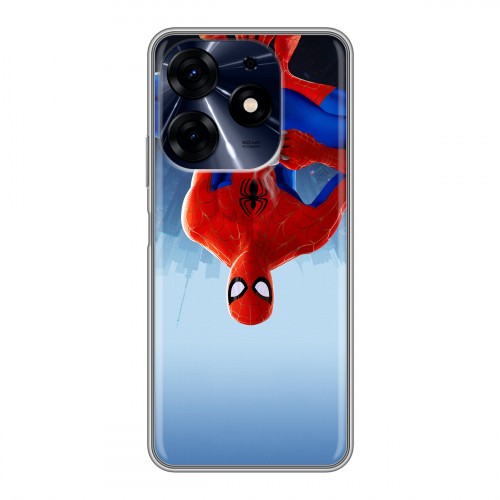 Дизайнерский силиконовый чехол для Tecno Spark 10 Pro Человек-паук : Через вселенные