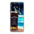 Дизайнерский силиконовый чехол для Tecno Spark 10 Pro Jack Daniels