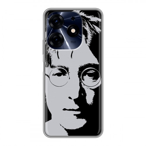 Дизайнерский силиконовый чехол для Tecno Spark 10 Pro Джон Леннон