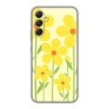 Дизайнерский силиконовый чехол для Samsung Galaxy A34 5G Романтик цветы