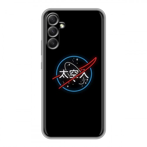 Дизайнерский силиконовый чехол для Samsung Galaxy A34 5G NASA