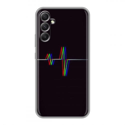 Дизайнерский силиконовый чехол для Samsung Galaxy A34 5G Неоновые образы