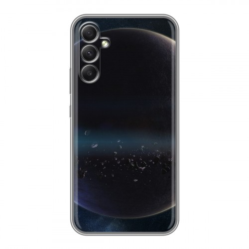 Дизайнерский силиконовый чехол для Samsung Galaxy A34 5G Астероиды