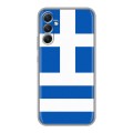 Дизайнерский силиконовый чехол для Samsung Galaxy A34 5G Флаг Греции