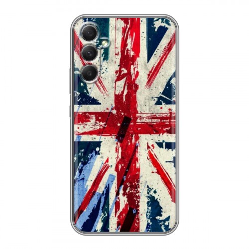Дизайнерский силиконовый чехол для Samsung Galaxy A34 5G Флаг Британии