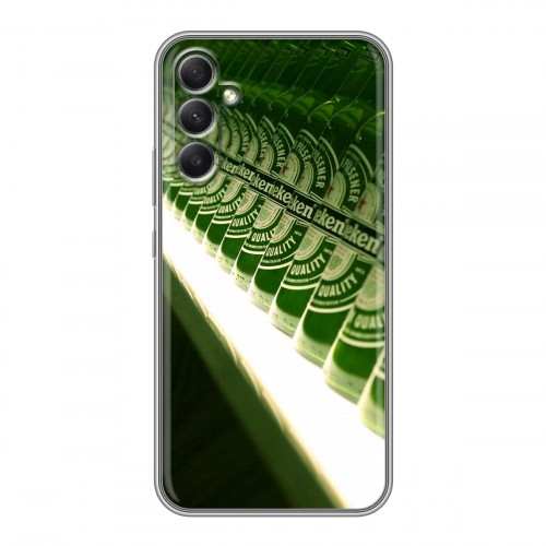 Дизайнерский силиконовый чехол для Samsung Galaxy A34 5G Heineken