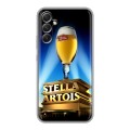 Дизайнерский силиконовый чехол для Samsung Galaxy A34 5G Stella Artois
