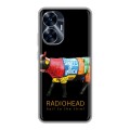Дизайнерский силиконовый с усиленными углами чехол для Realme C55 RadioHead
