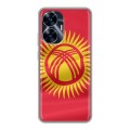 Дизайнерский силиконовый чехол для Realme C55 флаг Киргизии
