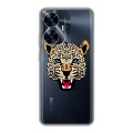 Дизайнерский силиконовый чехол для Realme C55 Прозрачные леопарды